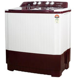Voltas Beko 10 Kg 5 Star Semi Automatic Top Load Washing Machine WTT10/UCABRSSWH4PTD, Burgundy)