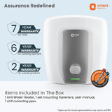 Orient Electric Aquator Neo 15L 5 Star Storage Water Heater 15 L Storage Water Geyser  (White)