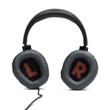 JBL Quantum 100 Wired Over Ear Gaming Headphones with Mic, 40mm Realistic Dynamic Drivers, Detachable Boom Mic, 1kHz Sensitivity, Memory Foam Cushioning, PC/Mobile/PS/Xbox/Nintendo/VR Compatible-Black