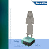 Crompton Insta Comfort Heater 2000 Watts Heat Convector with Adjustable Thermostats, Standard (‎ACGRH- INSTACOMFORT)