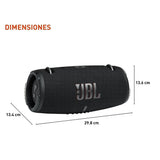JBL Xtreme 3 - Portable Bluetooth Speaker, Powerful Sound and Deep Bass, IP67 Waterproof, 15 Hours of Playtime, Powerbank, JBL PartyBoost for Multi-speaker Pairing (Black)