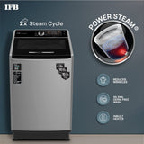 IFB 9.0 Kg 5 Star Top Load Washing Machine Aqua Conserve (TL-SLBS 9.0KG AQUA, Silver, 2X Power Steam, 4 Years Comprehensive Warranty)