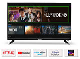 Sansui 80cm (32 inches) HD Ready Smart LED TV JSY32SKHD (BLACK) With Bezel-less Design