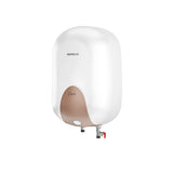 Havells Carlo 15L Premium Geyser | Feroglas Inner Tank, Smart LED Indicator, Dual Safety System | For High-Rise Buildings 7-Year Tank Warranty (White Champagne Gold, 15 Liter)