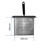 Glen Electric Tandoor &amp; Grill for Home Kitchen, 1100 Watt, 3 Heat Setting, Stainless Steel Body with See Through Window, Ideal for Barbecue, Roti, Prantha, Tikka, Naan, Pizza - SA5014