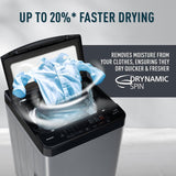 Panasonic 8 Kg Wifi Fully-Automatic Top Loading Smart Washing Machine (NA-F80CH3CRB, Charcoal Inox Grey, Drynamic Spin)
