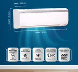 Daikin 1 Ton 5 Star Split Inverter AC - White  (FTKU35UV16W, Copper Condenser)