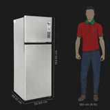 Lloyd 240 L 2 Star Frost Free Double Door Refrigerator with Bactshield Technology, Inverter Compressor & Toughened Glass – GLFF272AT1GC