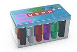 USHA Sewing Kit with 18 Thread spools, 1 Scissor, 12 Buttons, 1 Measuring Tape (Black)