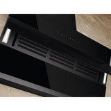 Electrolux 90cm Slope extractor Chimney for up to 500 sqft Kitchen, Filter-Free, PowerBoost, UltimateTaste 700, Stainless Steel, (ECS9941GB,Black Metal)