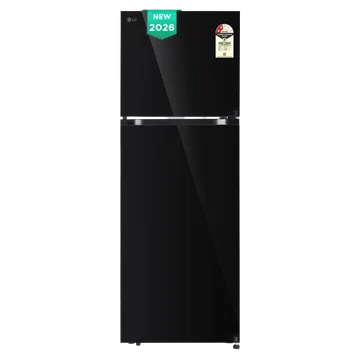 LG GLT3426SNBM 343L 2 Star Frost Free Double Door Convertible Refrigerator with Smart Inverter Compressor, Smart Diagnosis™, Multi Air Flow & Black Mirror Finish (2026 Model)