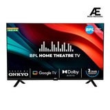 BPL 81 Cm (32 Inches) Hd Home Theatre Onkyo Google LED TV, 32H-E5341 (A+ Ads Panel,Bezel Less Display &amp;Dolby Audio)