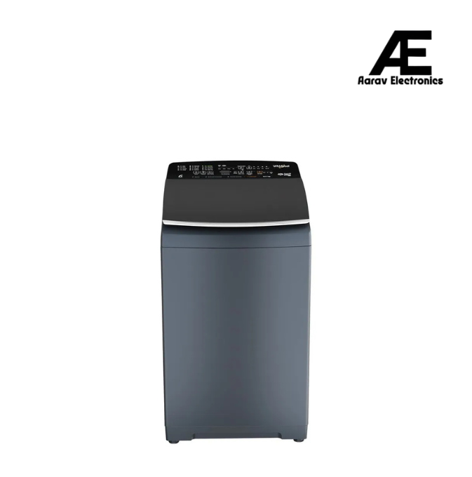 Whirlpool 360° Bloomwash Pro 8.5kg 5 Star Fully Automatic Top Load Washing Machine with In-Built Heater, Midnight Grey – 360 BW PRO H 8.5 MIDNIGHT GREY 10YMW (31671)