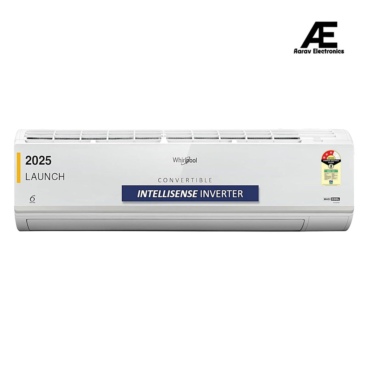 Whirlpool 1.5 Ton 3 Star, Magicool Inverter Split AC (MAGICOOL 15T 3S INV CNV S5K2PP0, Copper, Convertible 4-in-1 Cooling Mode, HD Filter White)