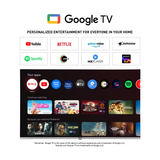 Panasonic 4K Ultra HD TV 139 cm (55 inches) TH-55PX735DX Black, Google TV , 4K HDR 10, 4K Color Engine