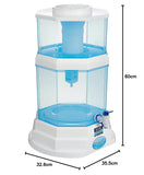 KENT Gold Gravity Water Purifier | UF Technology Based | Non-Electric & Chemical Free | Counter Top | 20L Storage | White