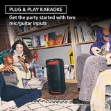 Sony New SRS-XV500 Wireless Portable Bluetooth Karaoke Party Speaker | IPX4 Splash-Proof | 25 Hrs Battery | Mega Bass | Built-in Power Bank | Ambient Lights | Guitar &amp; MIC- 2024 Model (Open Box / Without Box)