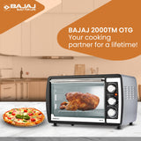 Bajaj 2000 TM 20L OTG Oven – 2000W Electric Oven with Timer & Temperature Control (420110)