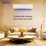 Lloyd 1.5 Ton 3 Star Inverter Split AC (5 in 1 Convertible, Cools Even at 52°C, Anti Corrosion Coating, Copper, Anti-Viral Filter, White with Silver Deco Strip, GLS18I3FOSBW)
