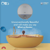 Havells Otto 15 Litre 5-Star Storage Water Heater with Anti-Rust Tank, Temperature Sensing LED Indicator & Shock Safe Plug