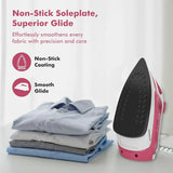 Tru-Steam 1600W Steam Iron – Powerful Steam Iron for Effortless Wrinkle Removal (GHGSIEHU160)