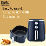 Morphy Richards 5L Classic Crisp Pro Air Fryer (510068) – Healthy Oil-Free Cooking