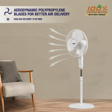 Usha Maxx Air 400mm Stand Fan – White