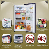 LG 185 L 3 Star Direct-Cool Single Door Refrigerator (GL-B201AFED, ‎Blue Euphoria, Moist 'N' Fresh)