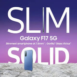 Samsung Galaxy F17 5G (4GB RAM / 128GB Storage) 6x OS Upgrades | AMOLED Display | Corning Gorilla Glass Victus & IP54 (Violet Pop)