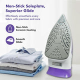 HAVELLS Husky 2200 W Steam Iron with Auto Shut Off, Steam Boost, Vertical, Horizontal Ironing, Anti Drip, Self-Cleaning & Anti Calc Technology (Purple)