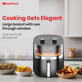 Prolife Stellar Chef 5.5L Digital Air Fryer | Oil-Free Cooking | Black