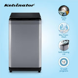 Kelvinator 6.5 kg Top Loading Fully Automatic Washing Machine with Error Monitoring and Memory Backup, (KWT-N65ETSSN,Max Foam Wash,Crown Drum)
