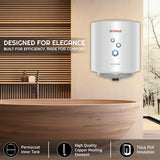 Venus Pexon 10L Storage Water Heater (10PX PEXON WHITE 704250) – 4 Star Rated, Hard Water Compatible, Permacoat Inner Tank, Multi-Safety System, White