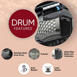 LG 9.0 Kg 5 Star AI Direct Drive Technology, Steam Wash for Allergy Removal Fully Automatic Top Loading Washing Machine (THD09SPM, Middle Black, More Fabric Care &amp; Convenience, In-Built Heater)