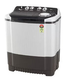 LG 8Kg Semi Automatic Washing Machine, Roller Jet Pulsator + Soak, Dark Grey, 5 Star(P8015SGAZ)