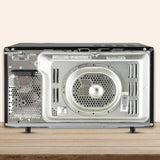 LG 28 L Charcoal Convection Healthy Microwave Oven (MJ2887BIUM, Black, Healthy Heart Recipes, Diet Fry, Pasteurized Milk, 360° Motorised Rotisserie &amp; 10 Years of warranty on Charcoal Heater)