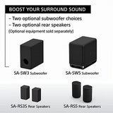 Sony HT-A3000 5.1ch 360 Spatial Sound Mapping SoundbarHome theatre system with Dolby Atmos and wireless Subwoofer SA-SW5 &amp; Rear Speaker SA-RS3S( 650W,Bluetooth,360 RA,HDMI eArc &amp; Optical Connectivity)