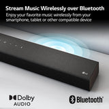 LG Soundbar S40Q, 300W Dolby Digital Soundbar for TV with Subwoofer, 2.1Ch Home Theatre System, Deep Bass, Bluetooth, HDMI