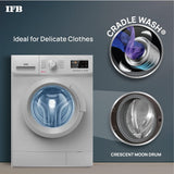 IFB 6.5 Kg 5 Star Fully Automatic Front Load Washing Machine 2X Power Steam (ELENA PLUS SXS 6510, Silver, In-built Heater, 4 years Comprehensive Warranty)