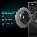 IFB 8.5 Kg / 6.5 Kg / 2.5 Kg 5 Star, Front Load 3-In-1, AI Powered, Fully Automatic Washer Dryer Refresh (2023 Model, Laundrimagic, Executive ZXB, 9 Swirl Wash, Eco Inverter Technology, Black)