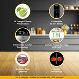 Whirlpool 327 L 2 Star IntelliFresh Convertible Inverter Frost Free Double Door Refrigerator (IFPRO INV CNV 375 OMEGA BLACK(2S)-TL)