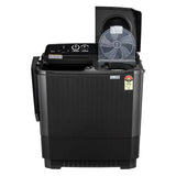 LG 8.5 Kg 5 Star Semi Automatic Top Load Washing Machine with Roller Jet Pulsator | Soak | Wind Jet Dry | 4 Wash Programs (P8535SLMZ, Full Black)