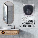 USHA AquaBuddy Neo Geyser 25 Litre 5 Star BEE Rating | Copper Heating Element | Storage Water Heater with Anti-Rust Protection | Warranty: 8 Yr Tank, 2 Yr Product