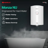 Havells Wall Mount Monza 35-Litre 2000-Watt Storage Water Heater (White)
