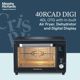 Morphy Richards Digital OTG|Capacity - 40 Litre with 13 Preset Menu|Rotisserie,Convection,In-Built Air-Fryer &amp; Dehydrator Function|2-Yr Warranty