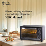 Morphy Richards 30 RC OTG | 30L Oven Toaster Griller | Rotisserie | Multi-Function Baking, Roasting, Grilling &amp; Toasting | 2-Year Warranty | Black