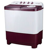 Voltas Beko 7.5 kg 5 Star Semi-Automatic Top Load Washing Machine (Special Pulsator Technology, WTT75DBRT, Burgundy)