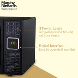 Morphy Richards 27L Convection Microwave Oven (27CGF, Black) | 200 Auto Cook Menus | 11 Power Levels | Stainless Steel Cavity | Deodorizer | 2-Year Warranty