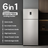 Godrej 436 L 2 Star With AI Tech, 1+2 Years Additional Warranty, 95%+ Food Surface Disinfection Inverter Frost Free Double Door Regalis Refrigerator (RF EON 438B RCI CH GD, Champagne Gold)
