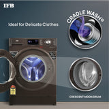 IFB 9 Kg 5 Star Front Load Washing Machine 2X Power Steam (EXECUTIVE PLUS MXS, Mocha, In-built Heater, 4 years Comprehensive Warranty)